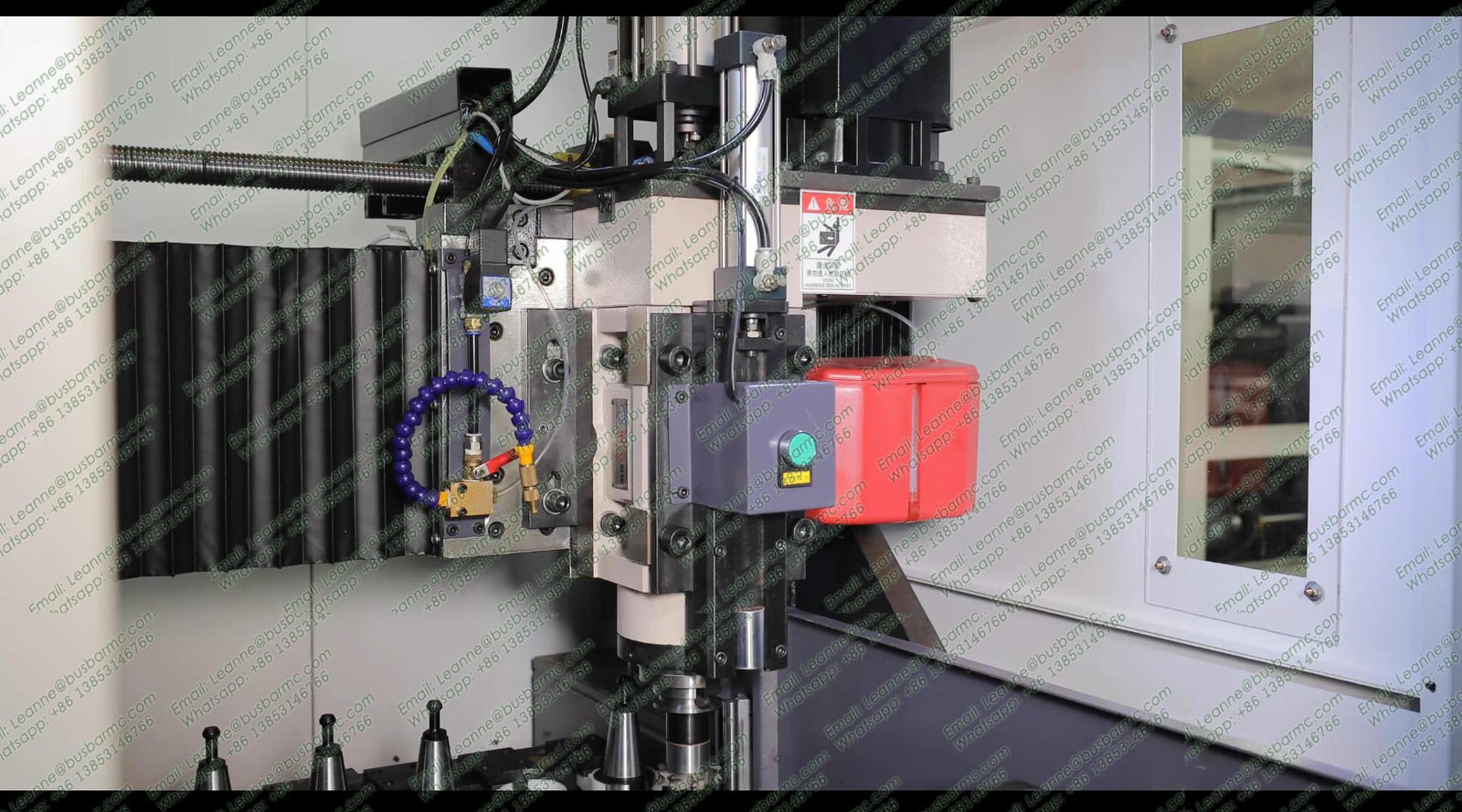 Copper busbar edge chamfering machine