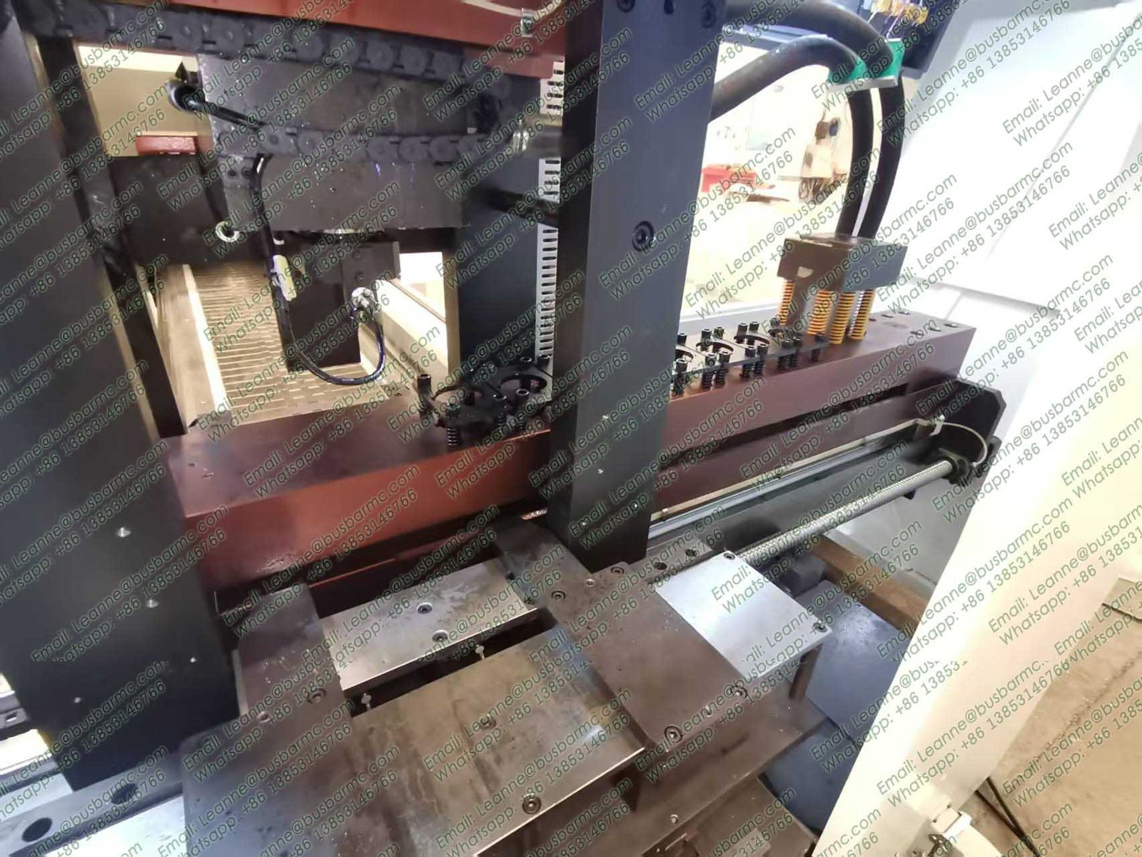 Laser marking on copper busbar